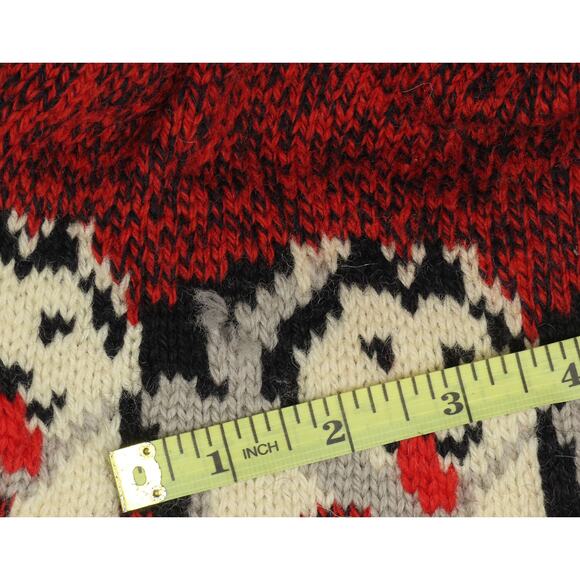 Vintage L.L. Bean Husky Beanie Knit Winter Cap Pom Pom - Picture 6 of 6